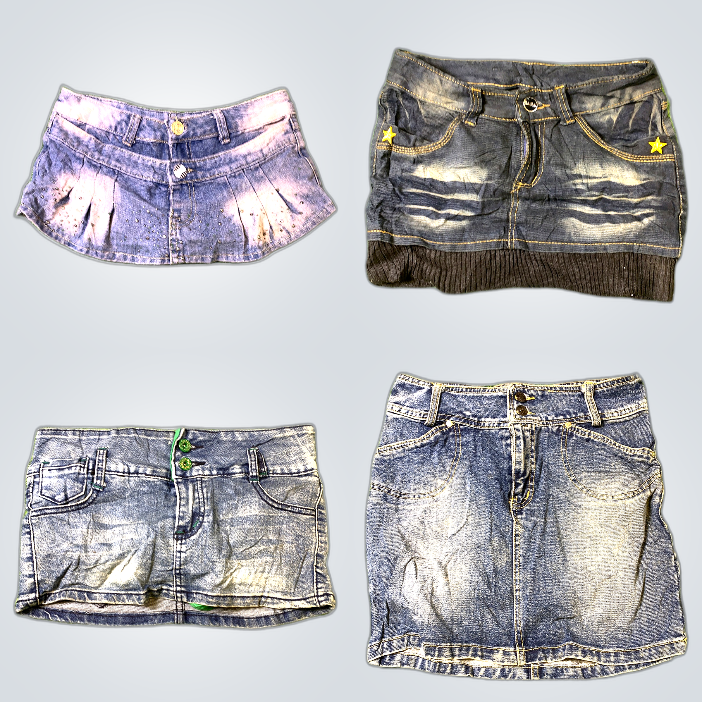 Y2K Denim Skirt Bundle
