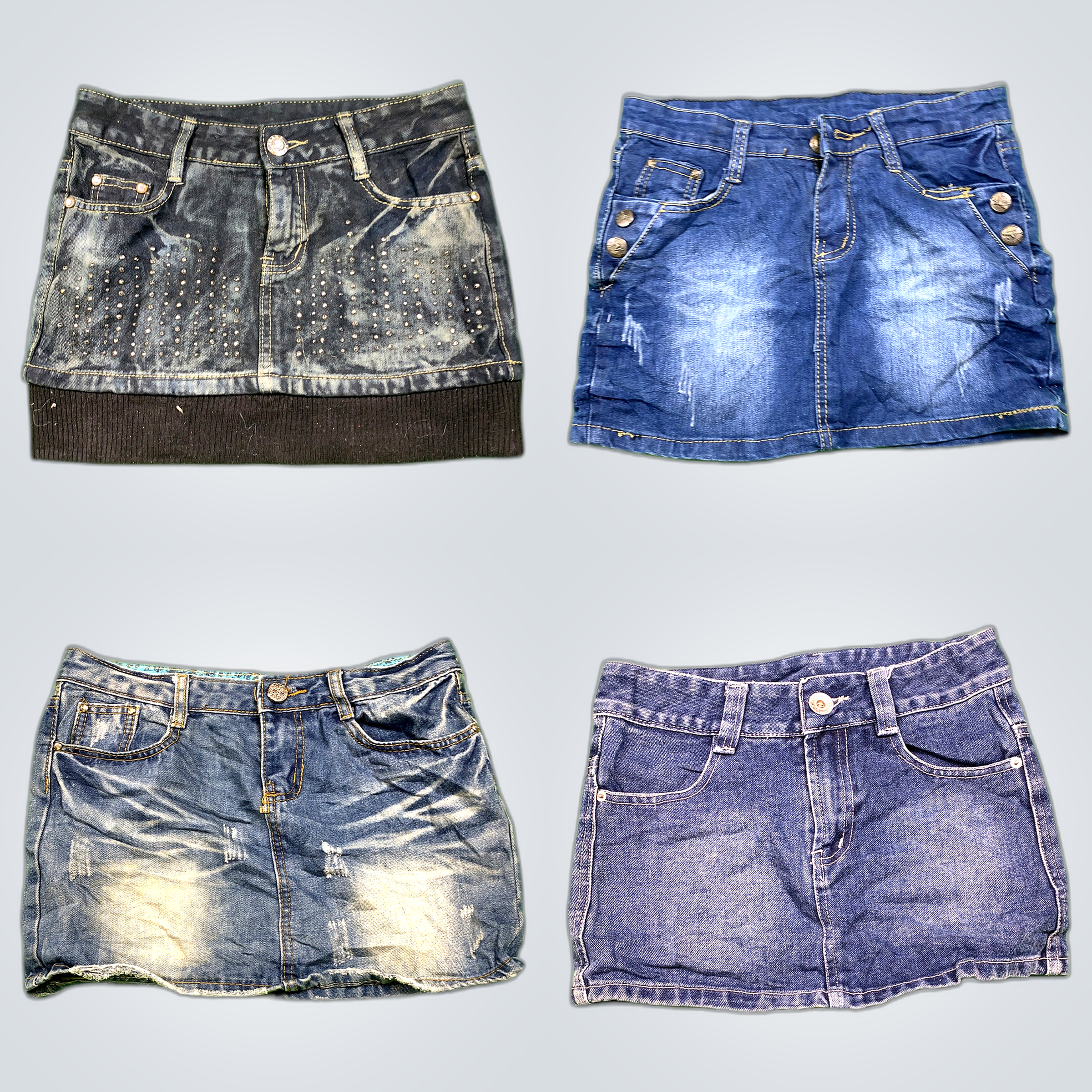 Y2K Denim Mini Skirt