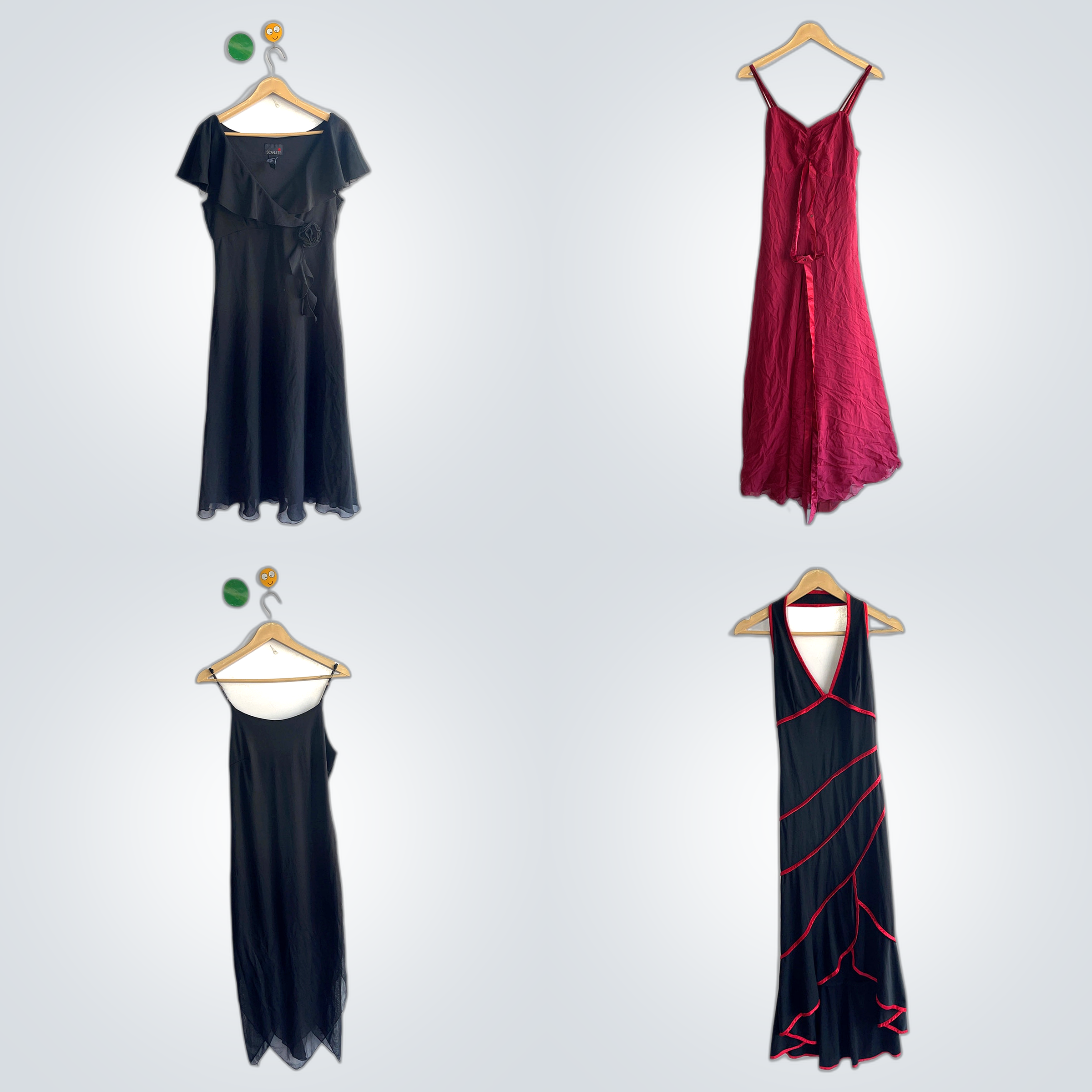 Ensemble de robes de créateur S.L. Fashions David'..