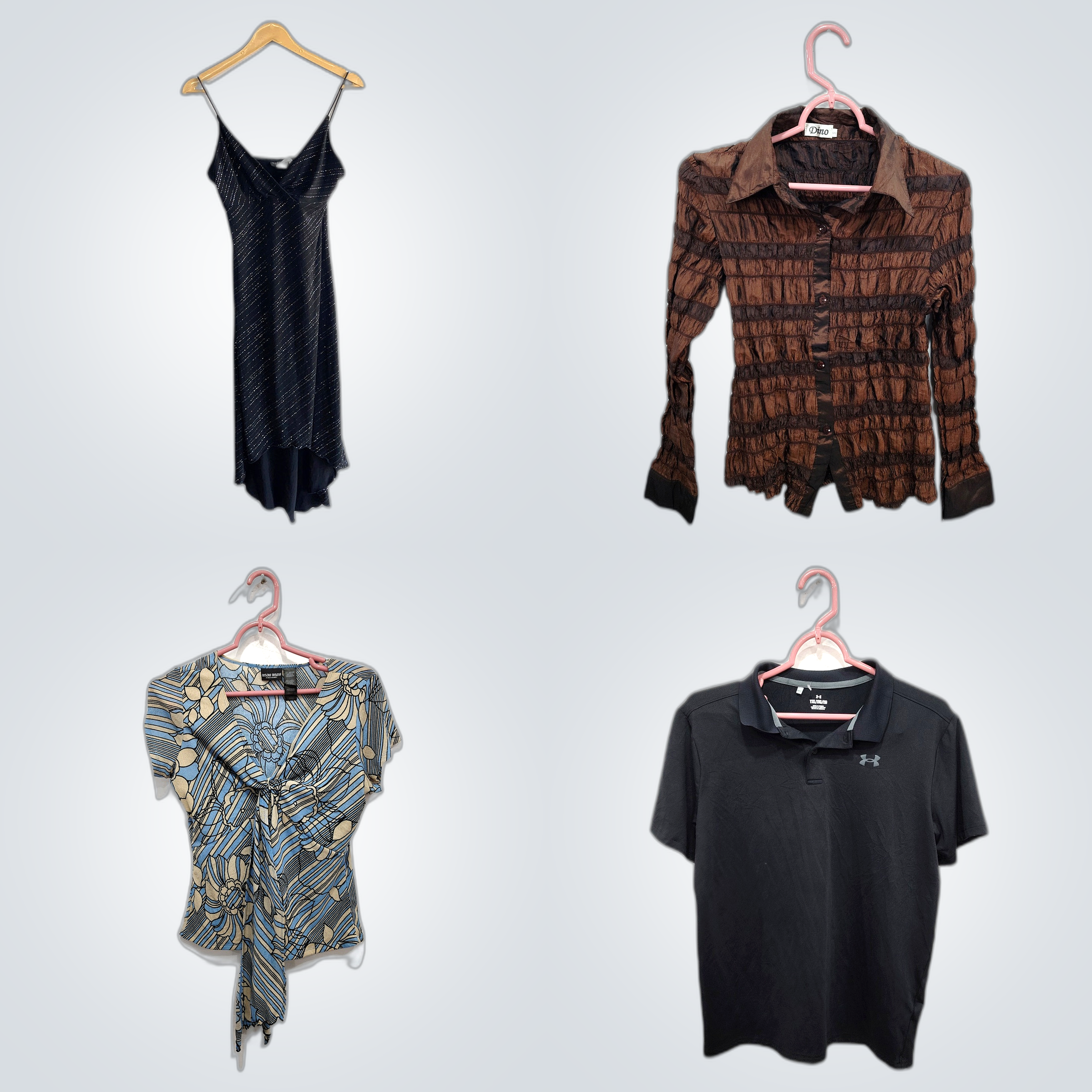 ファッションバンドル：スーザン・ローレンス、ルルレモン、アンダーアーマーなどの高級トップスとレギンス