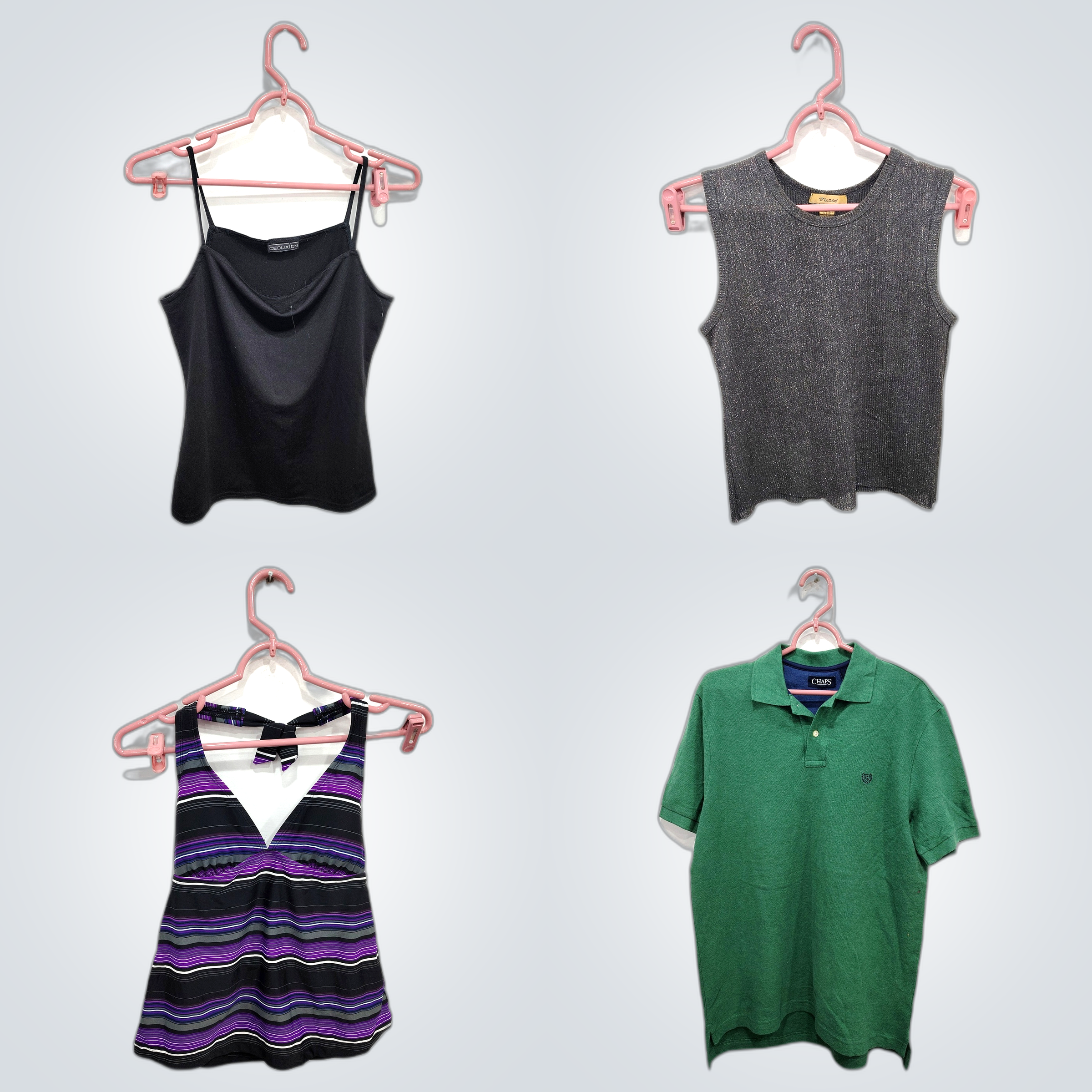 Ensemble de créateurs : Narciso Rodriguez, Lululem..