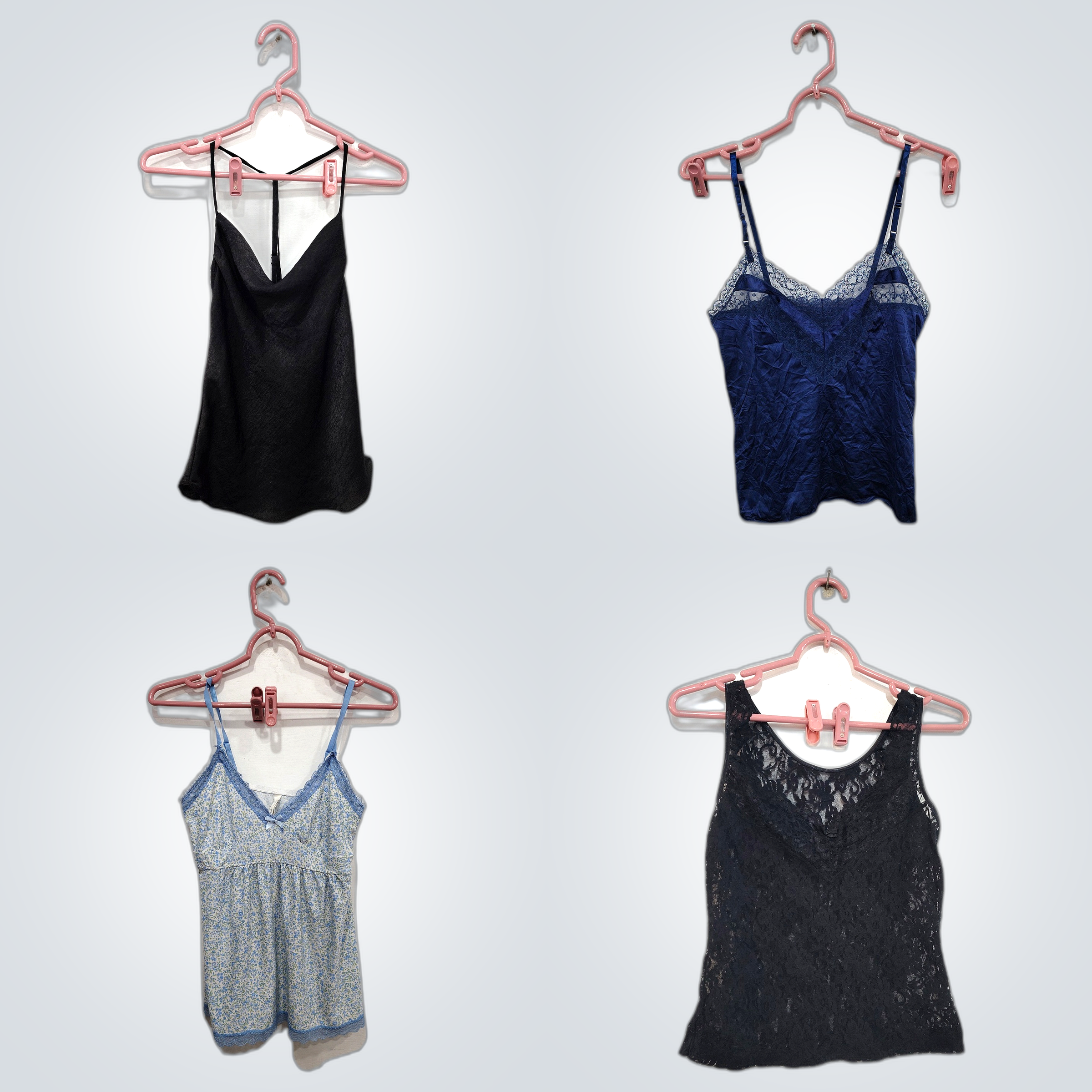 Designer & Brand Name Camisole Bundle - 10 Pc Lace..