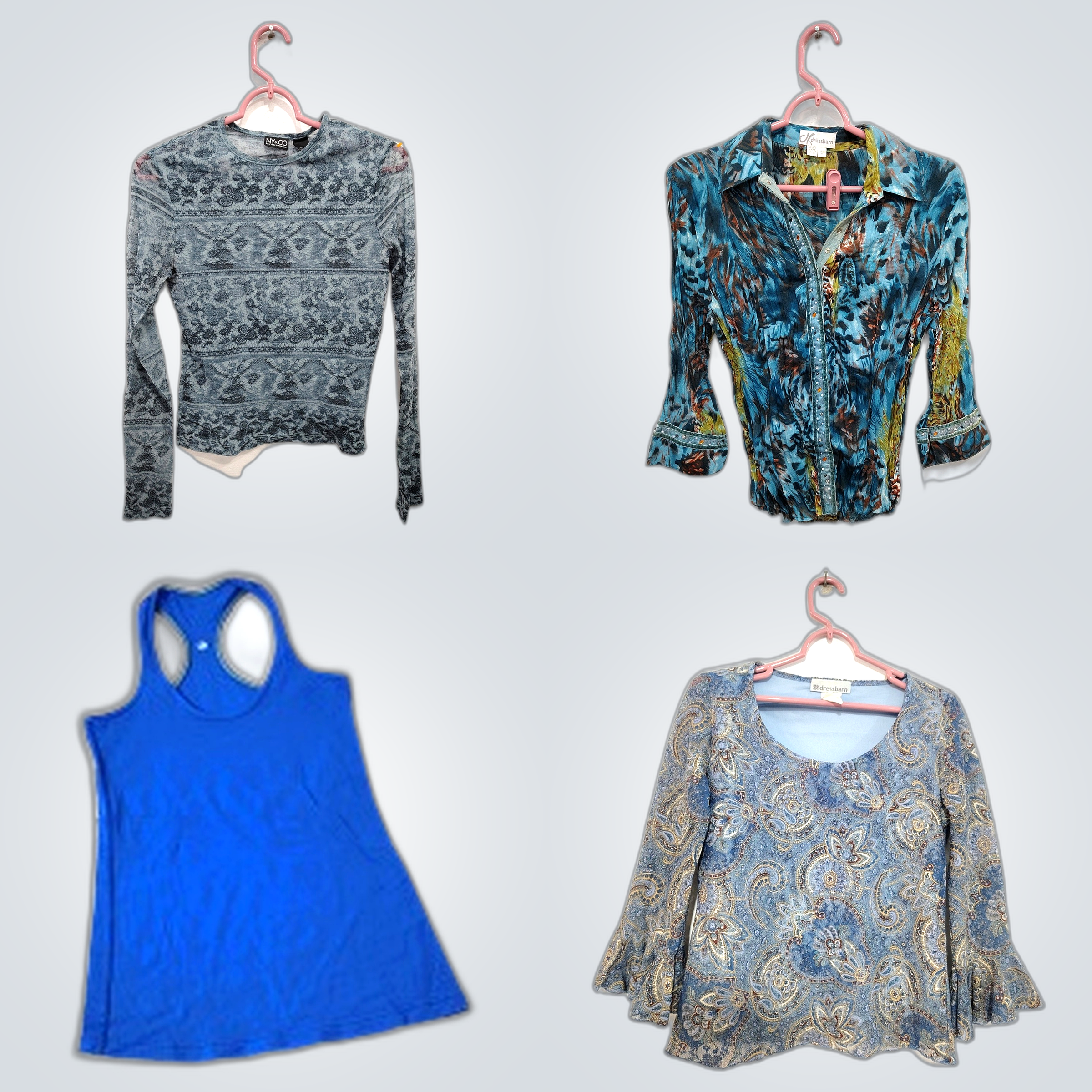 デザイナーブラウスバンドル: Express, Lululemon, Isaac Mizrahi &..