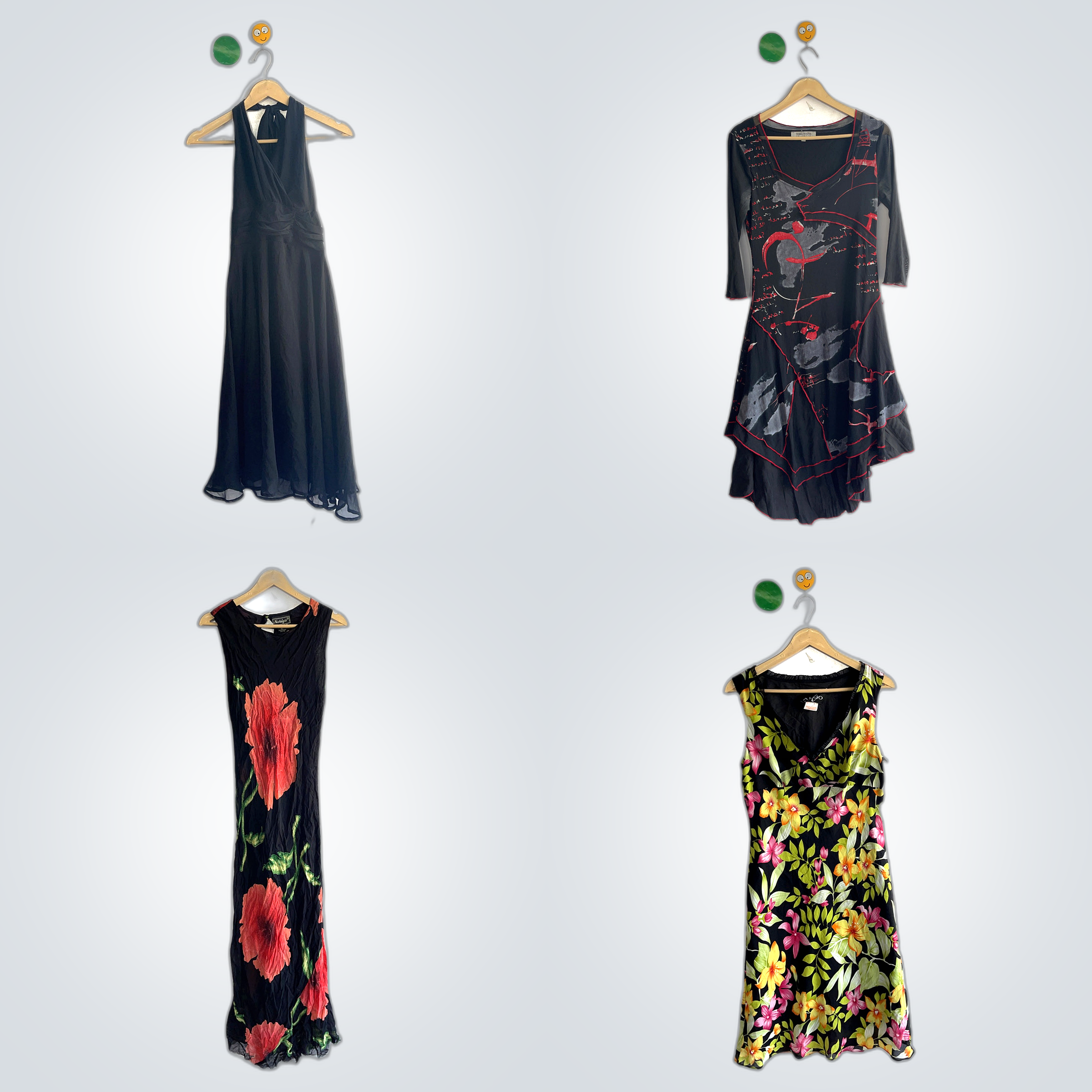 Designer Dress Bundle - 10 Pc Mix of Midi, Party &..