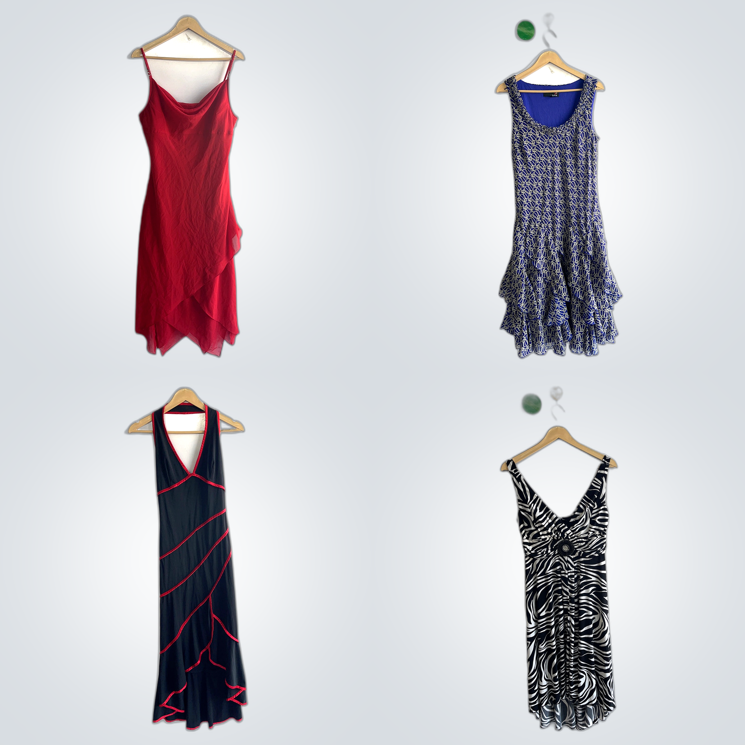 Designer Dress Bundle - 10 Pc Mix of Midi, Mini & ..