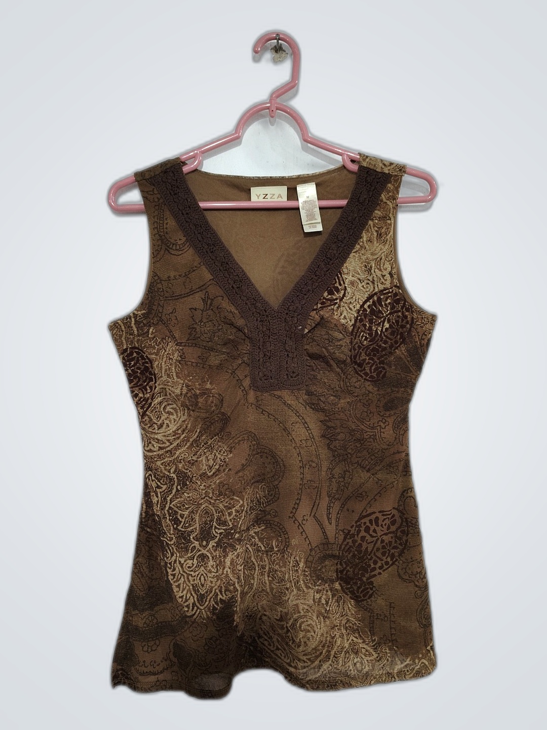Top Paisley Marrone