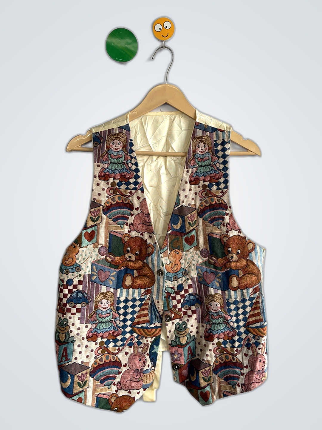 Vest with Cartoon Character Print