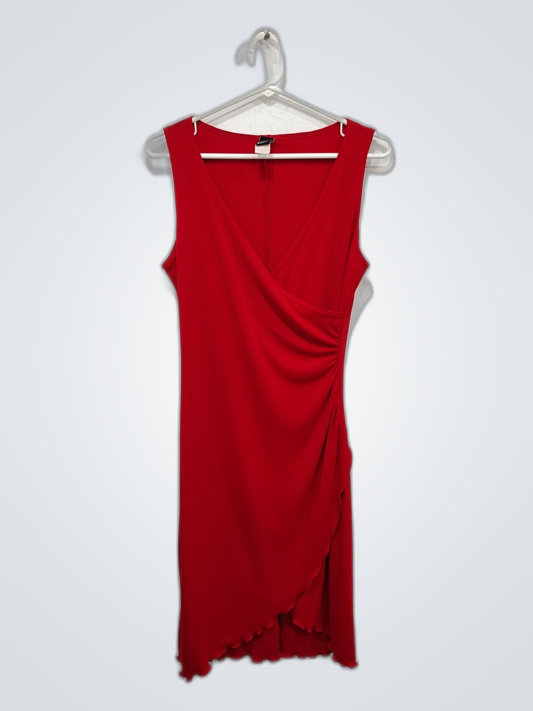 Abito mini senza maniche avvolgente Perry Ellis Re..