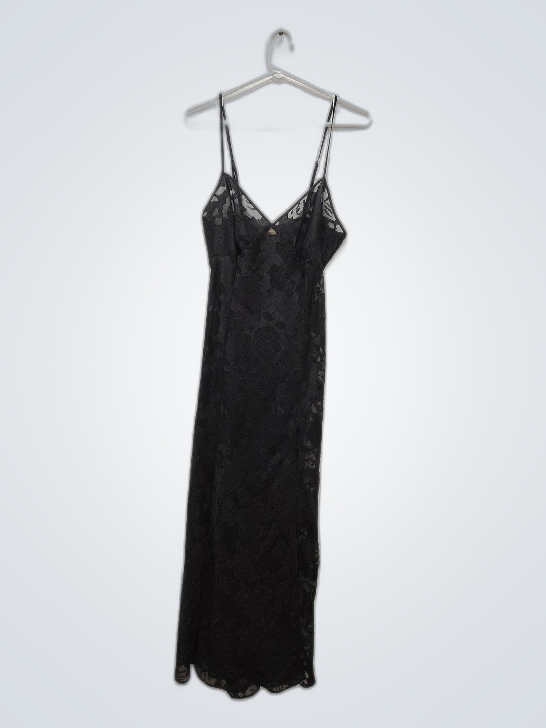 Victoria's Secret Black Lace Chemise