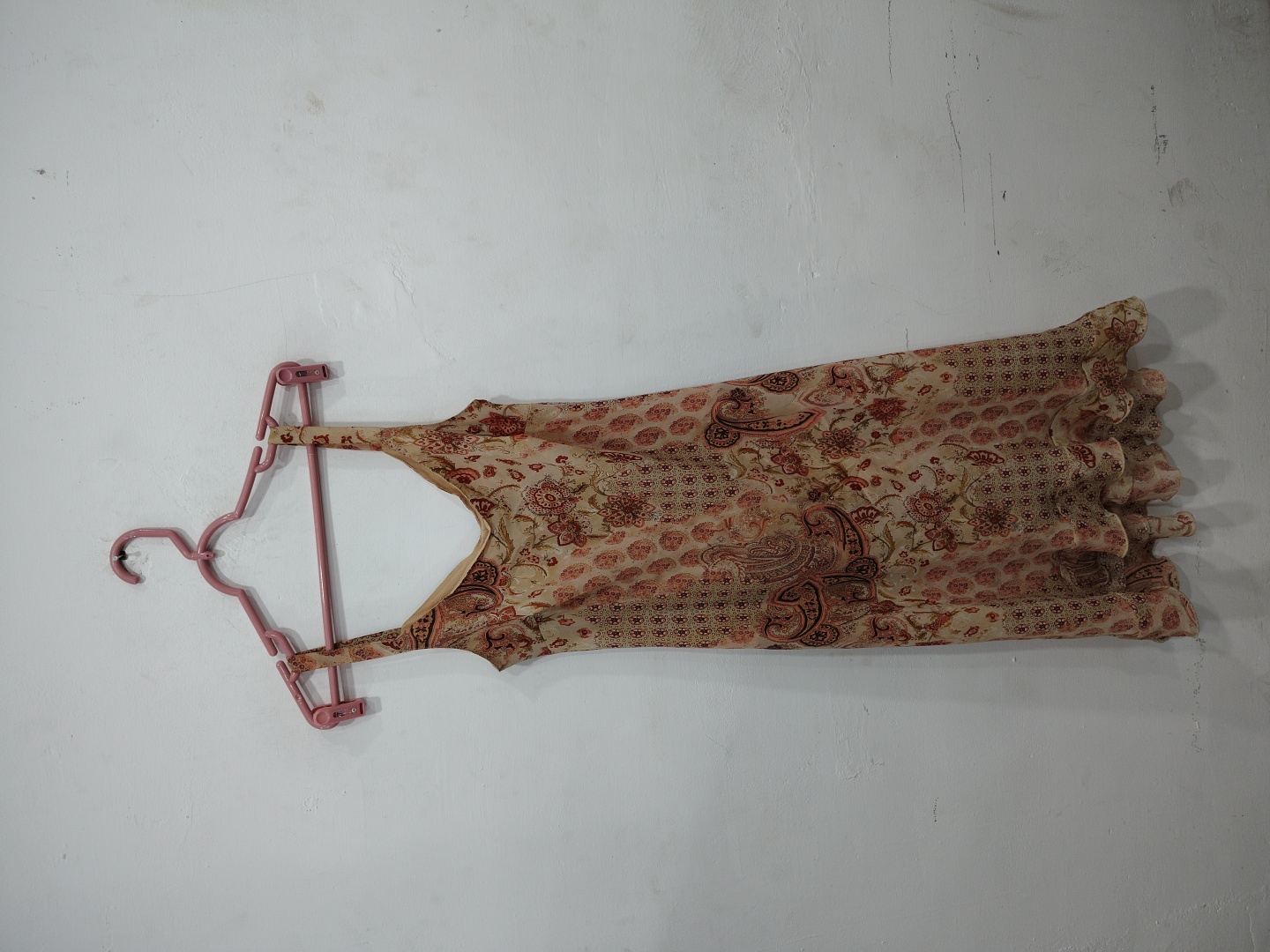 Vestido Midi Paisley Tan