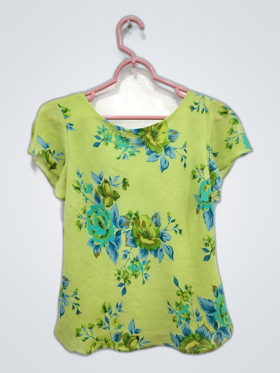 Blusa Floral Verde