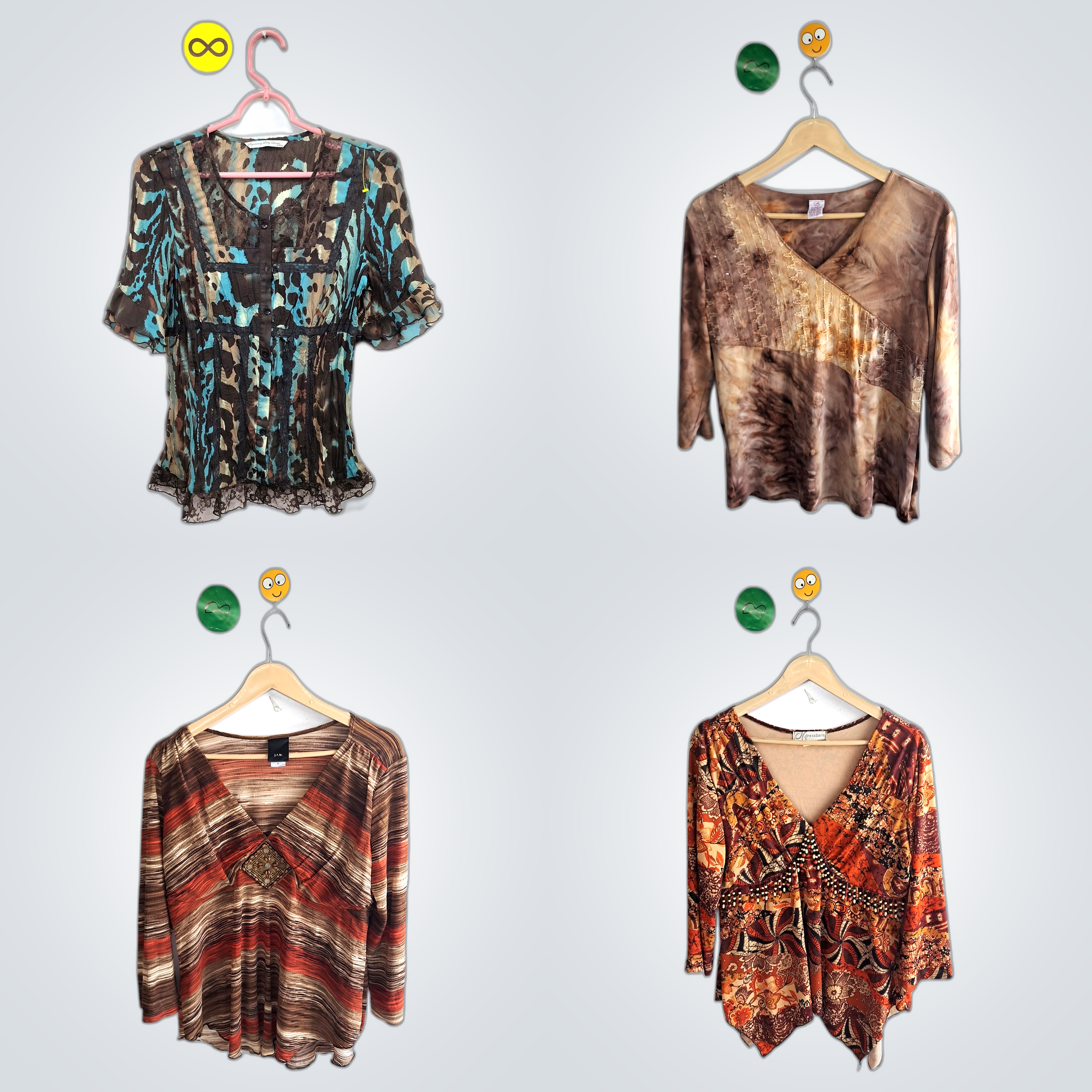 Blouse Bundle: Radzolli, Milano, Dressbarn & More ..