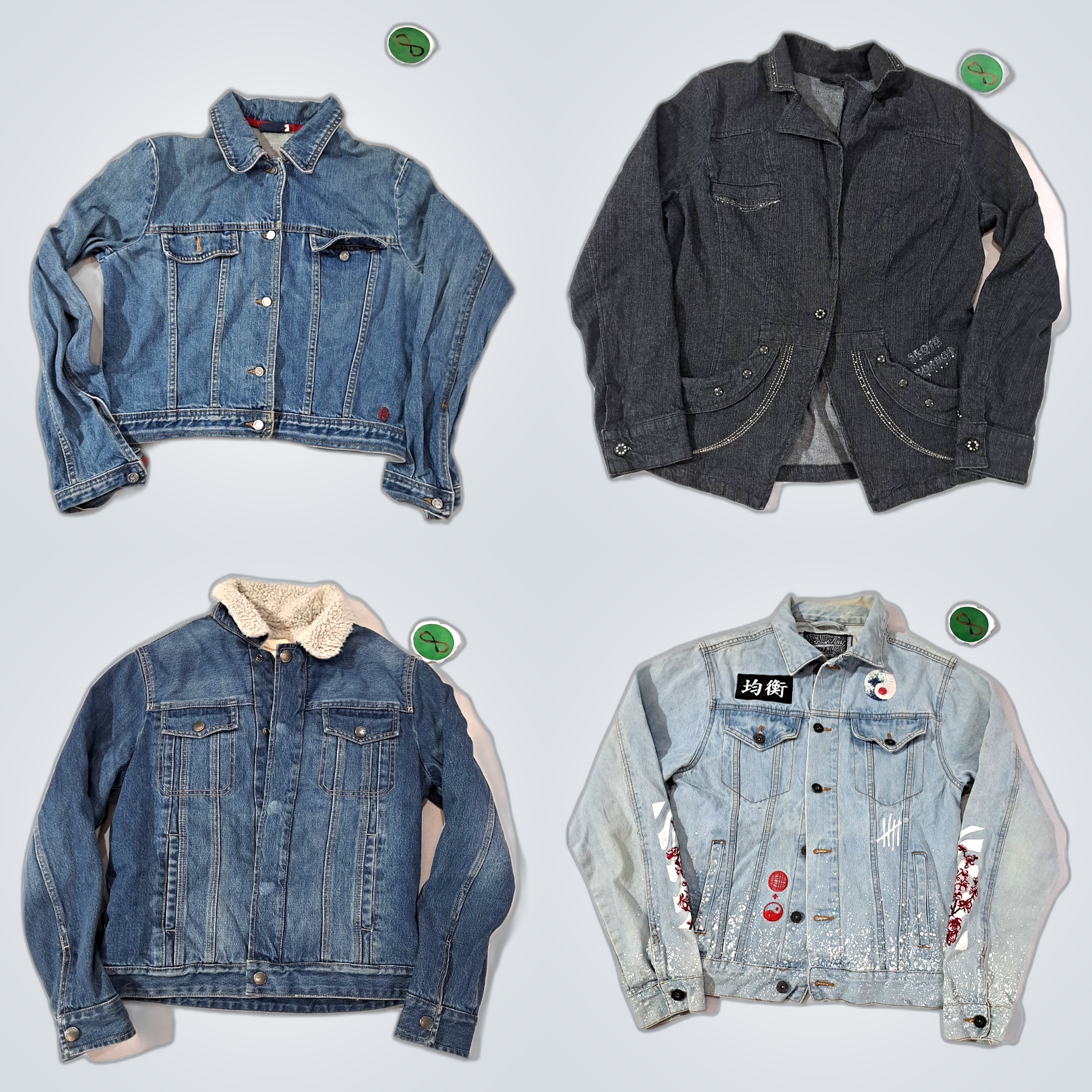Levi's, Urbanbay & More Denimjacken-Bundle von 7