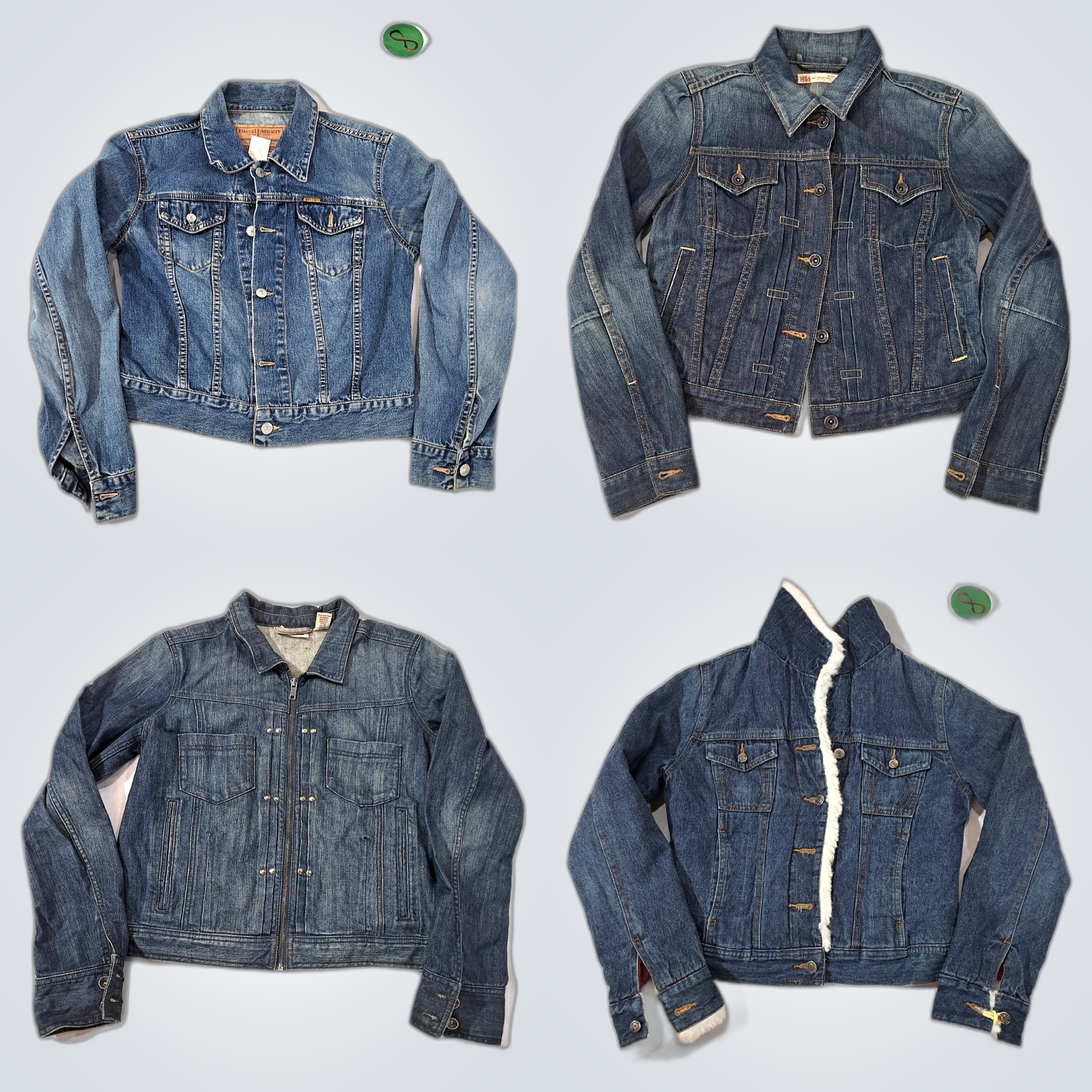 Levi's, Diesel & 5 More Denim Jacket Bundle