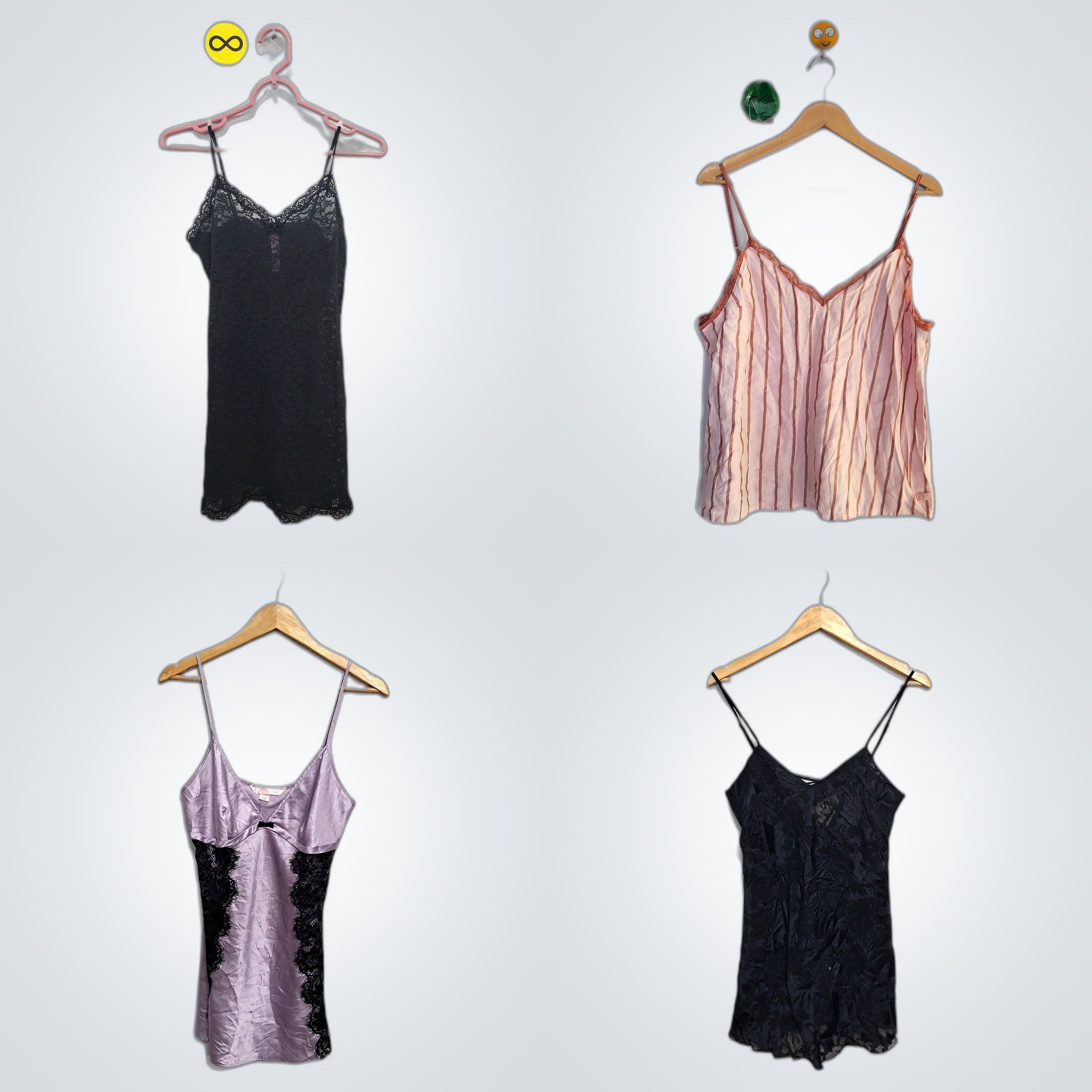 Victoria's Secret Spitzen-Camisole-Bundle 10-teili..