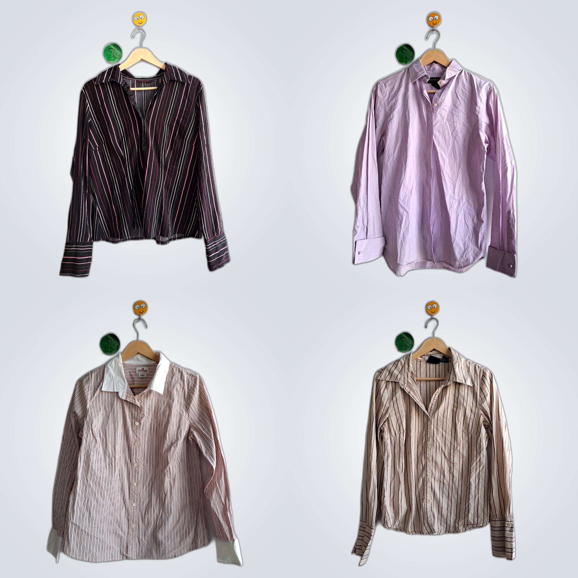 Ralph Lauren, CHAPS & J.Crew Shirt Bundle - 10 Pac..