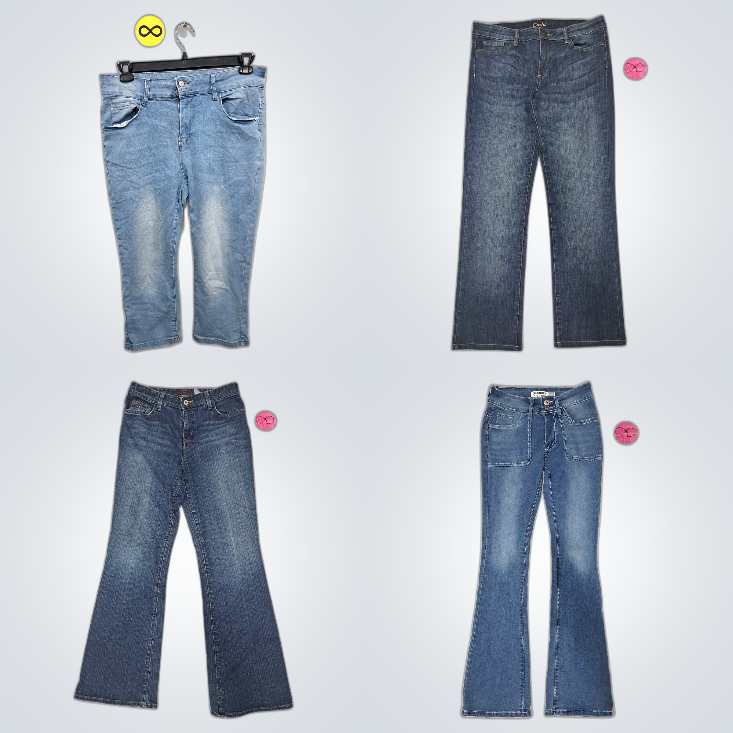 Jeans Bundle: 7-Piece Mix of Eddie Bauer, Sonoma, ..