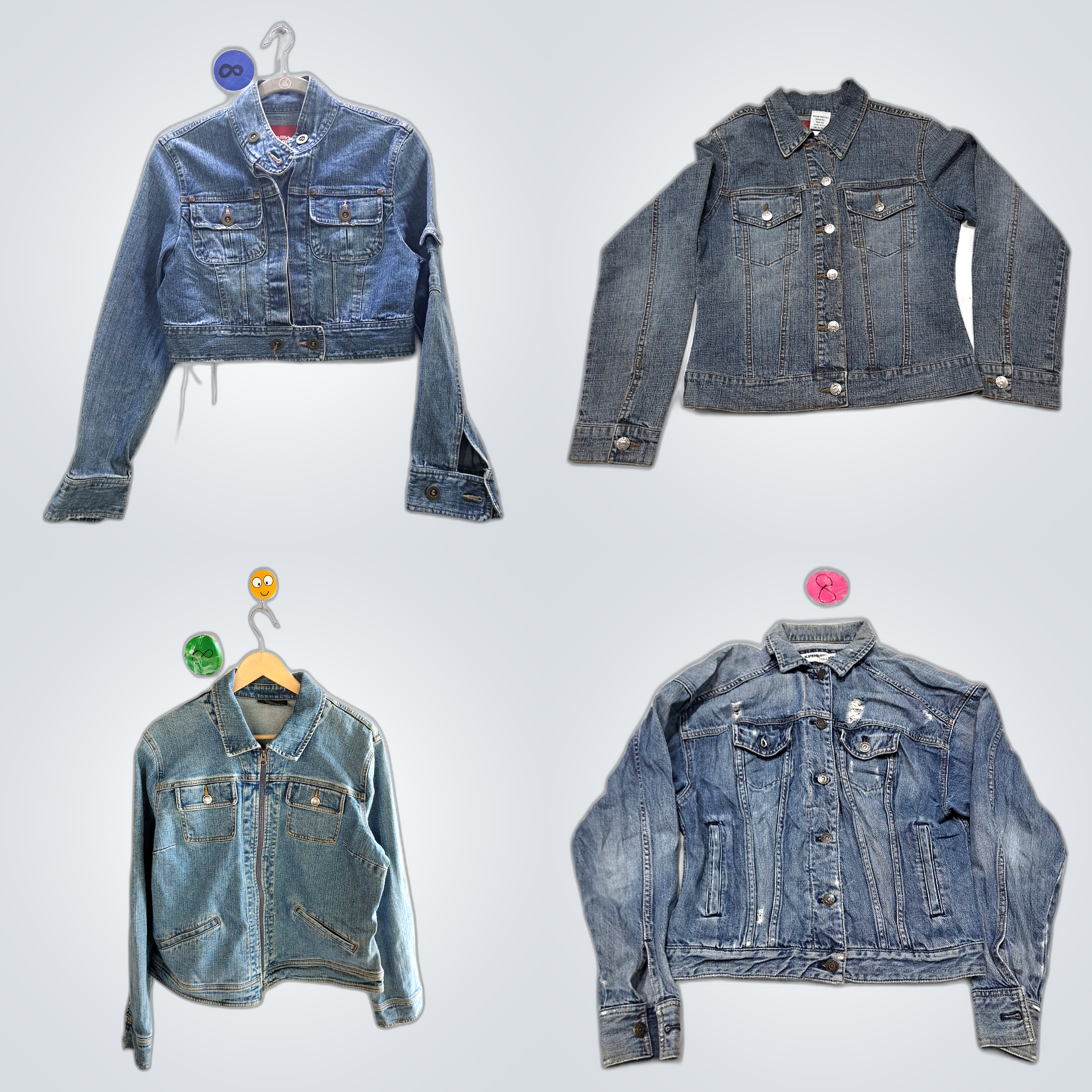Top Denim Jacket Bundle: Zara, Buffalo David Bitto..