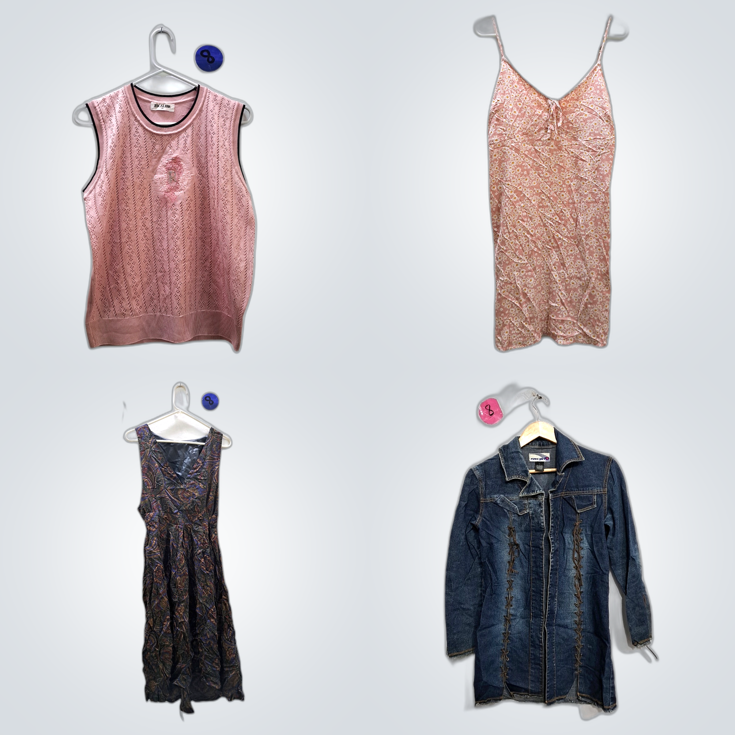 Fashionable Bundle: Lace Tops, Puffer Vests, Denim..