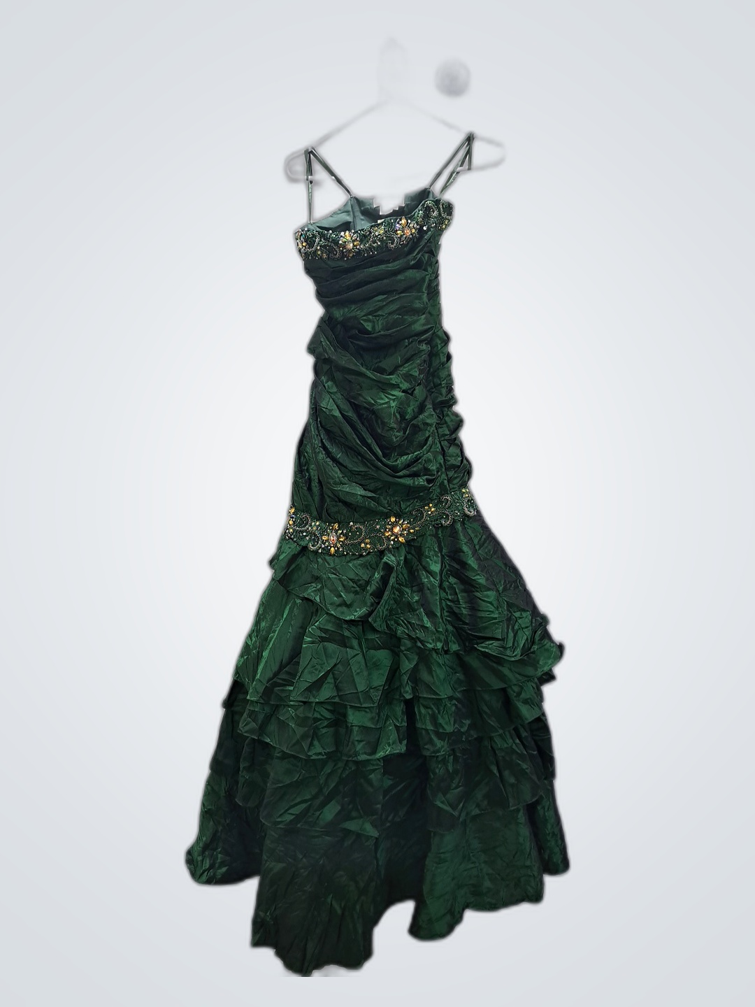 Green Evening Gown by Christopher & Henry for Joli