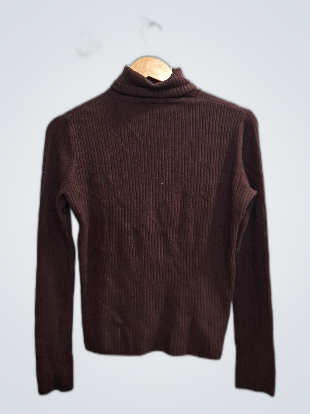 Brown Turtleneck Sweater