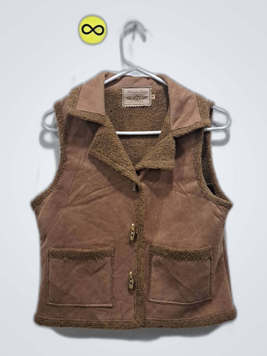 Straight Down Brauner Weste