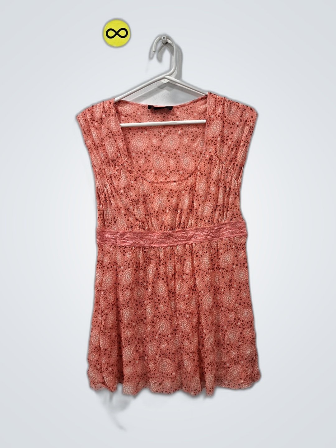 Express Printed Sleeveless Blouse