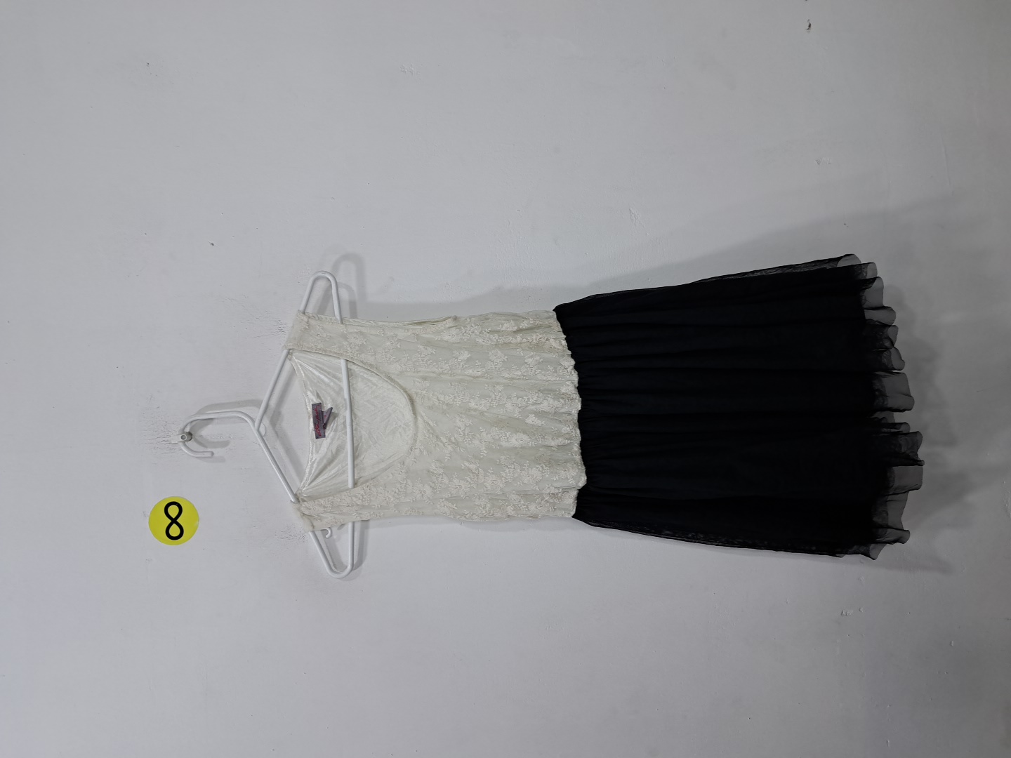 Vestido Mini de Tule com Renda Ultra Rosa