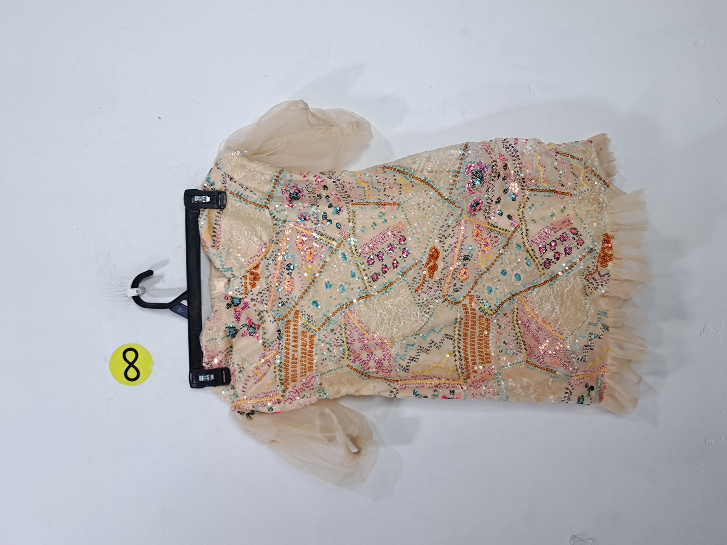 Vestido Mini em Patchwork Bordado