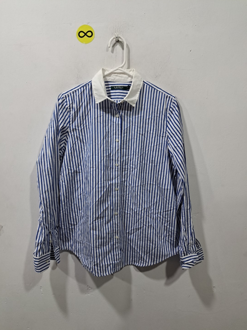 Camisa Social Listrada Ralph Lauren