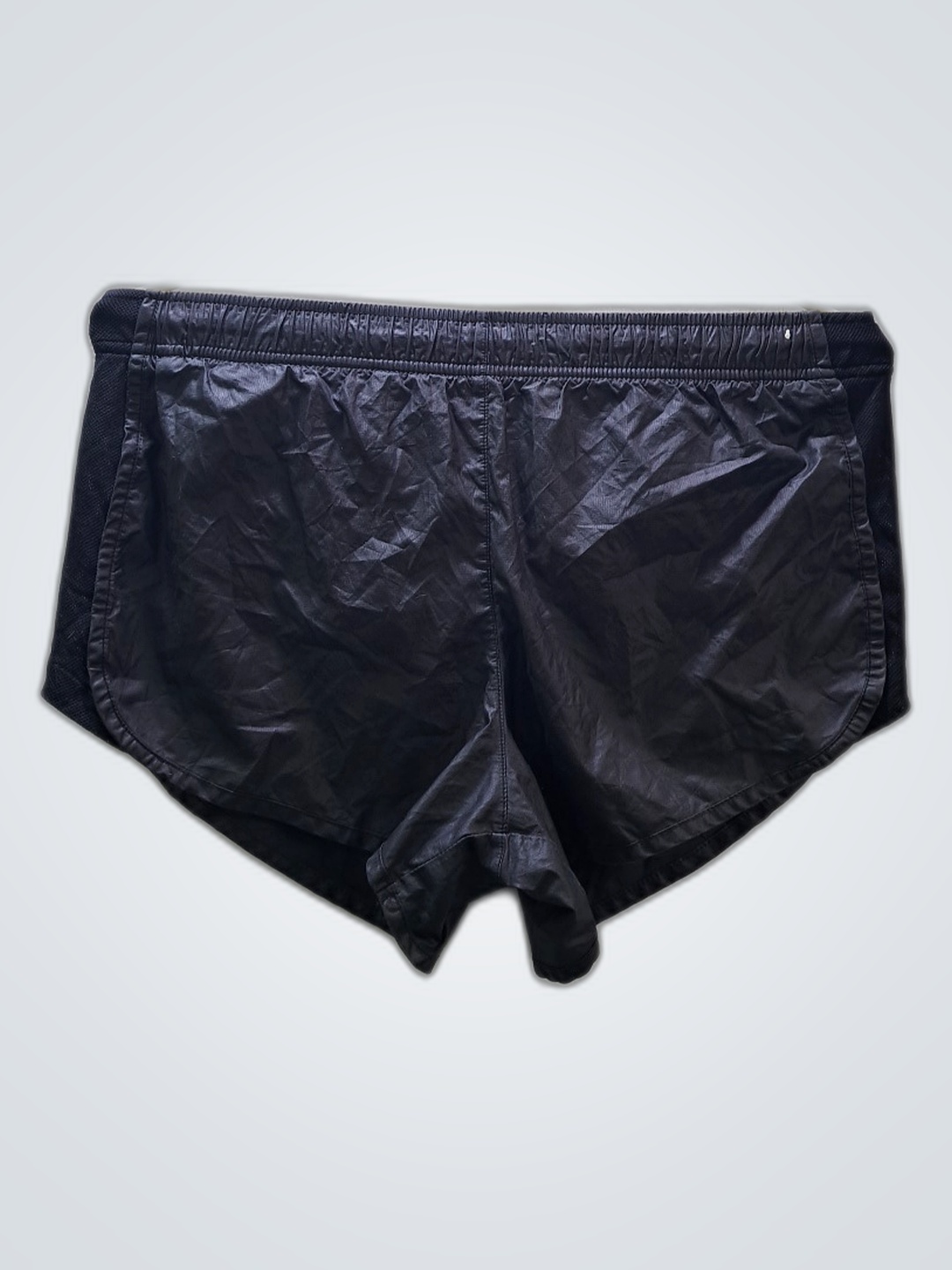Shorts Negros de Nailon Sin Marca