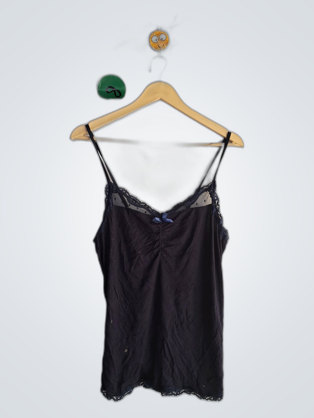 Avid Love Black Lace Trim Camisole