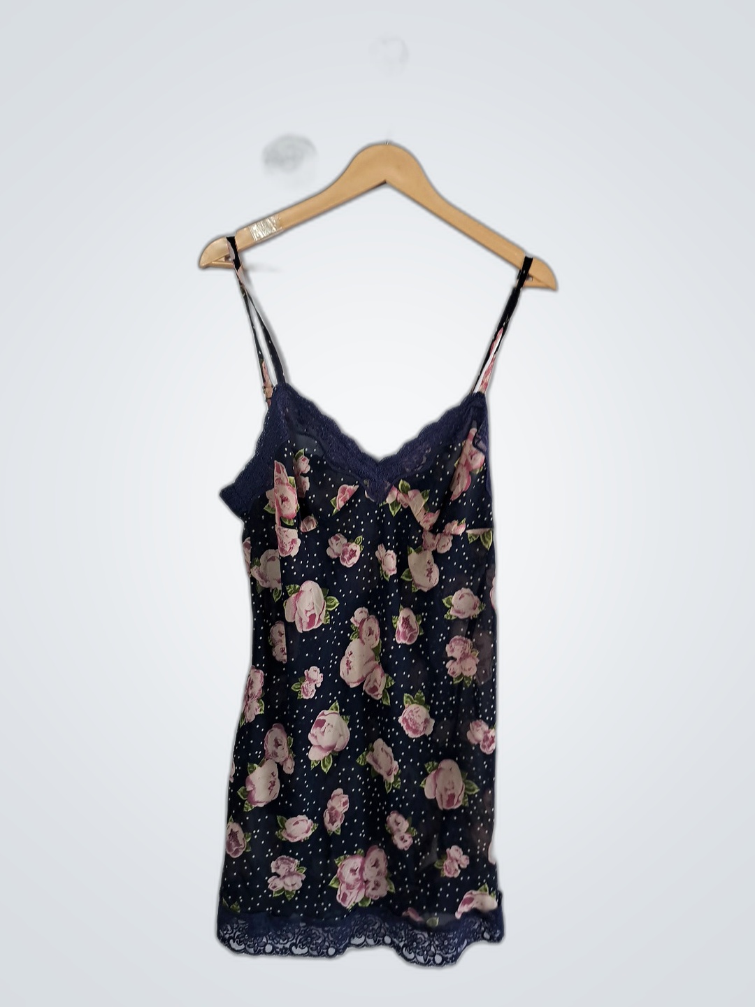 Camisón de encaje impreso Emerson