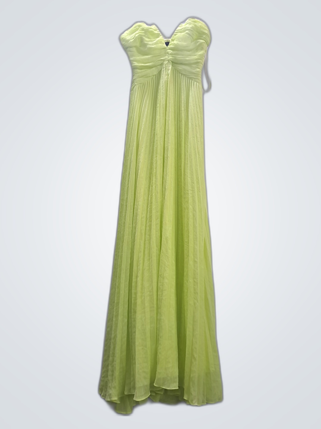 BCBG Max Azria Vestido Maxi Plisado