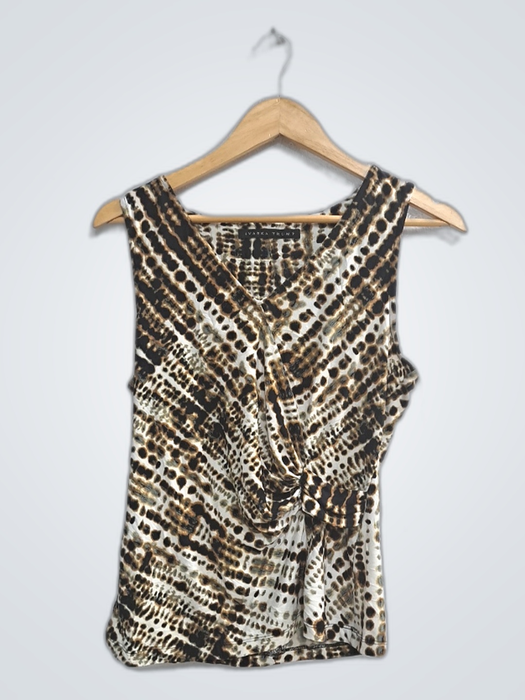 Ivanka Trump Printed Wrap Blouse