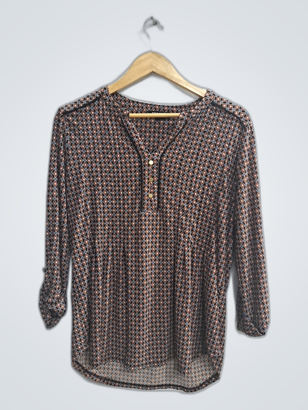 Printed Geometric Blouse