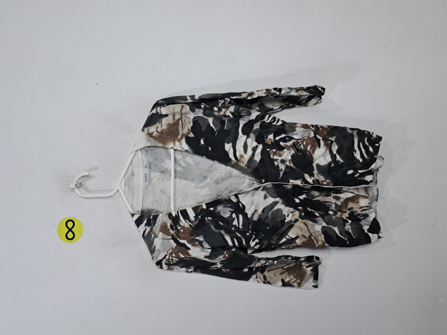 Cardigan de estampado abstracto de Ricki