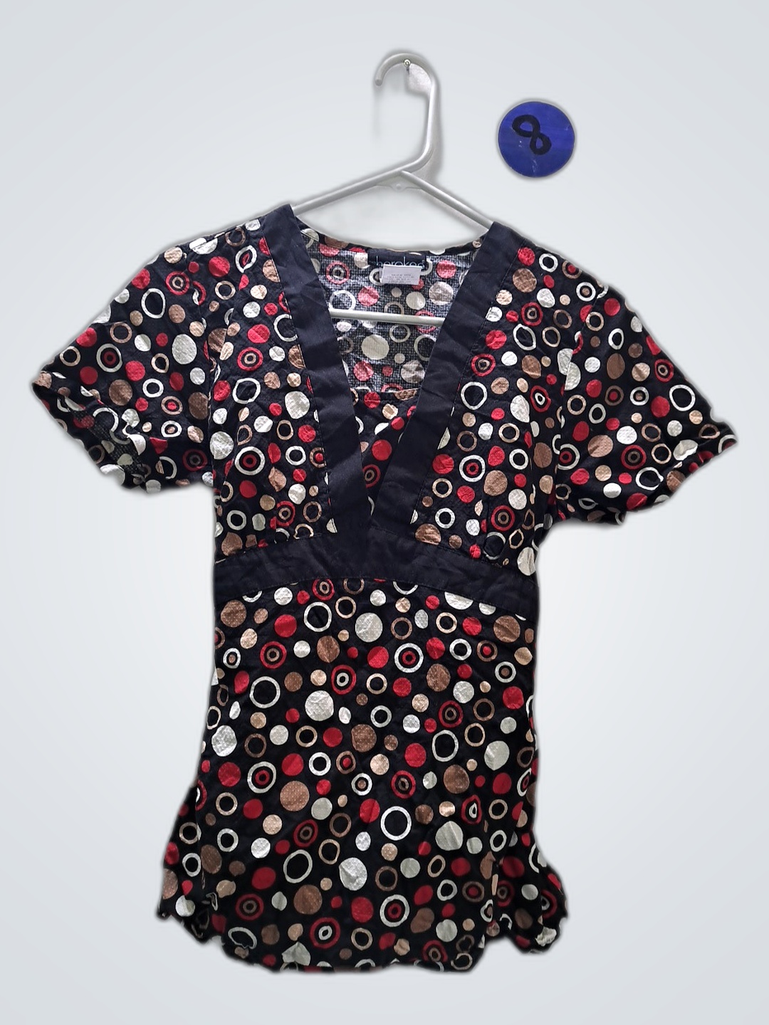 Blusa con estampado de lunares Cherokee