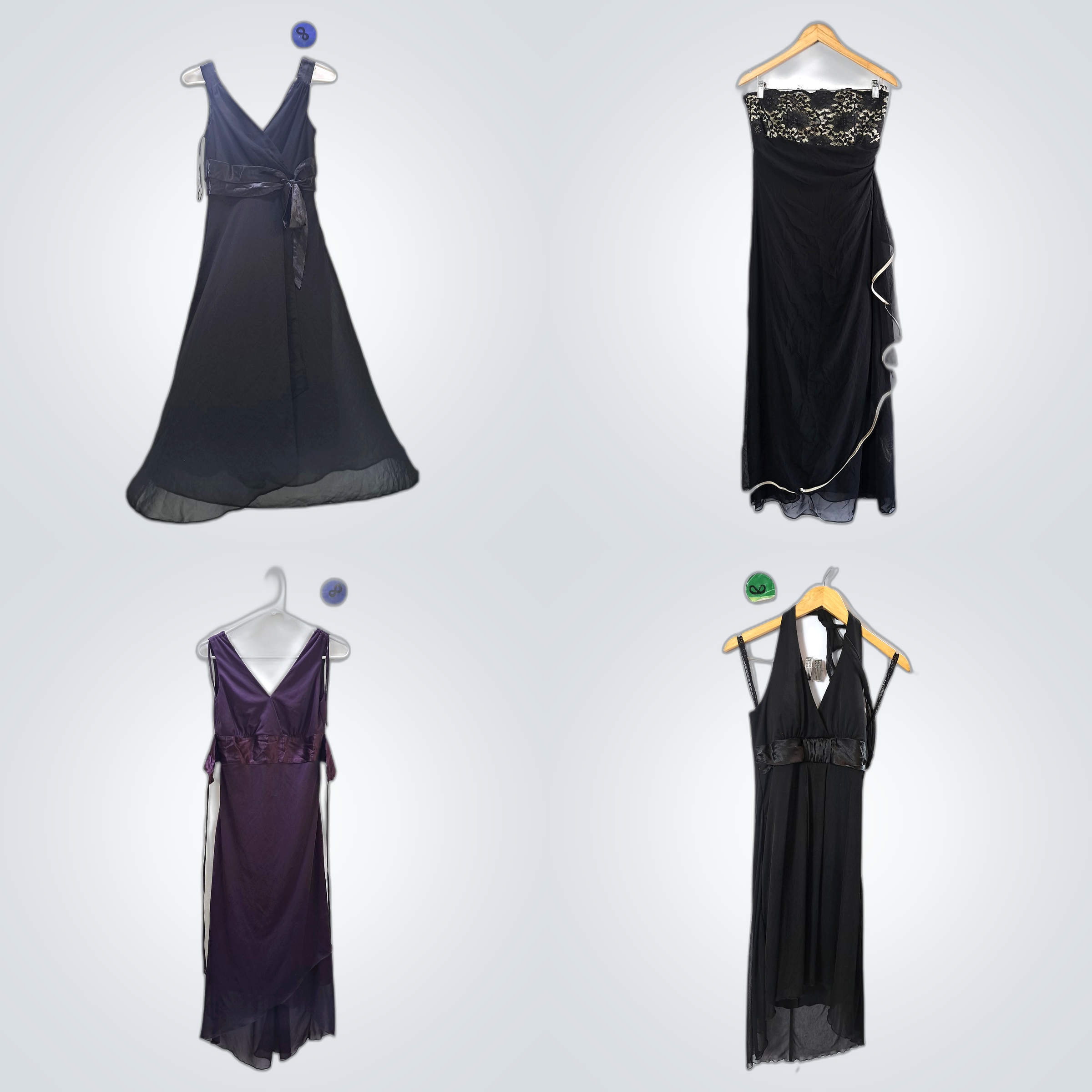 Denim Dresses with Beads