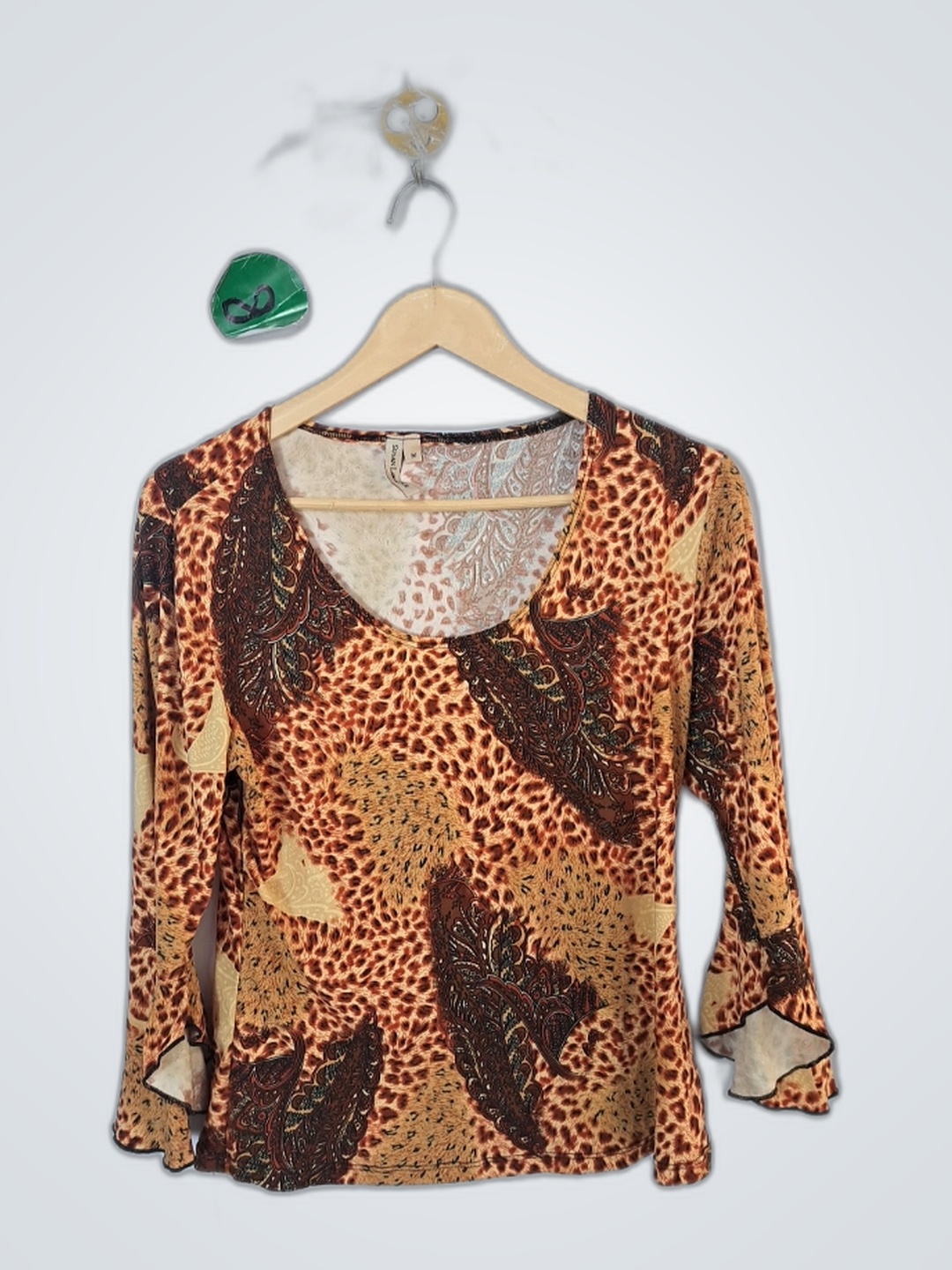 スーザン・ローレンス プリントブラウス