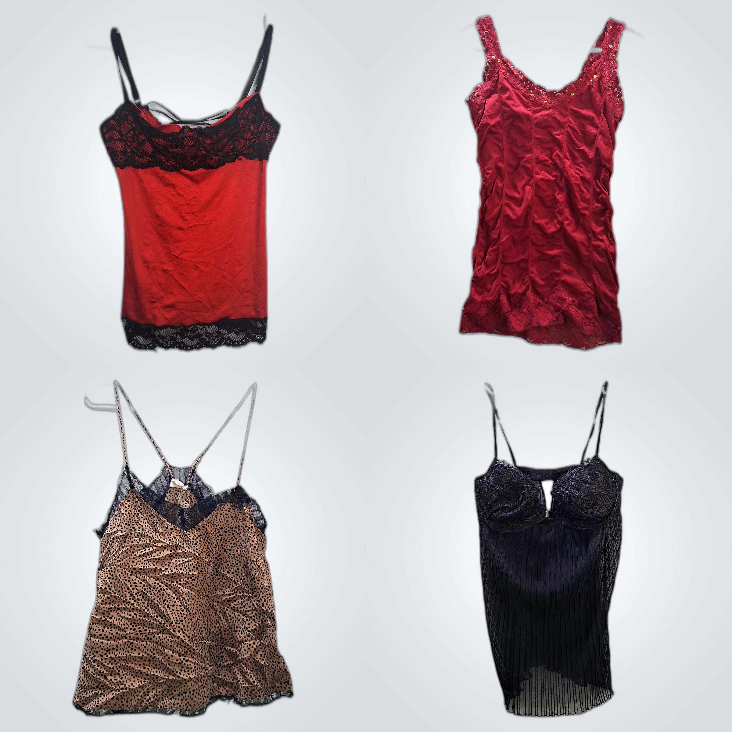 Lace Trim Camisoles 5 Pack