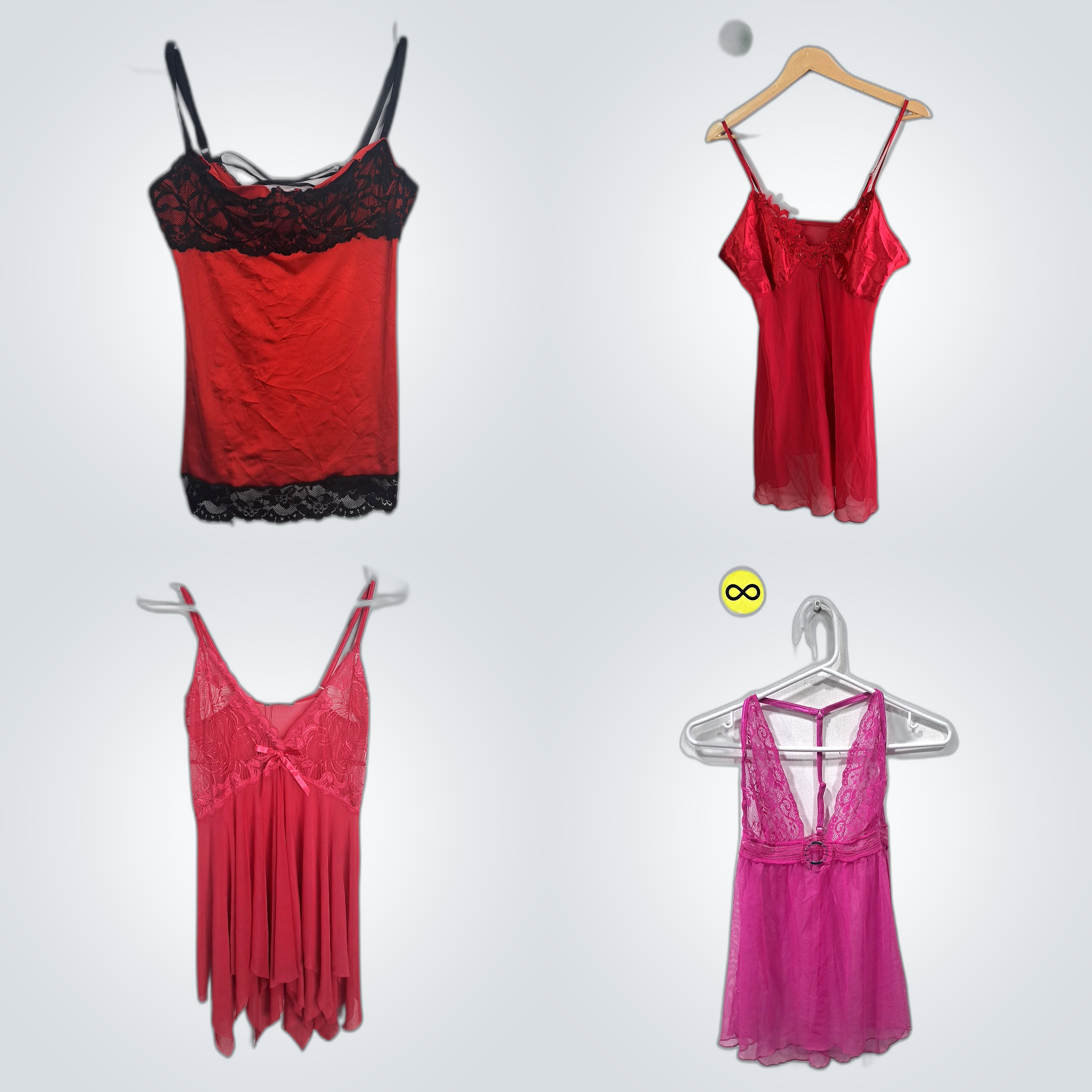 Lace Trim Camisoles Y2K Bundle