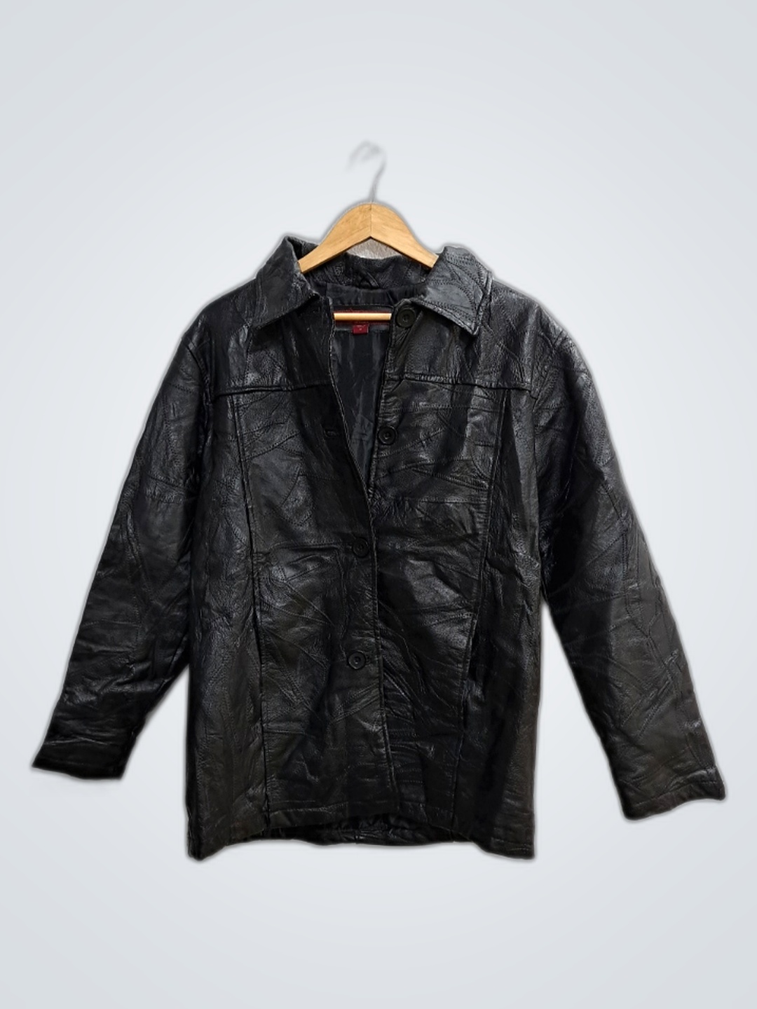 Haband Tudor Court Black Leather Jacket