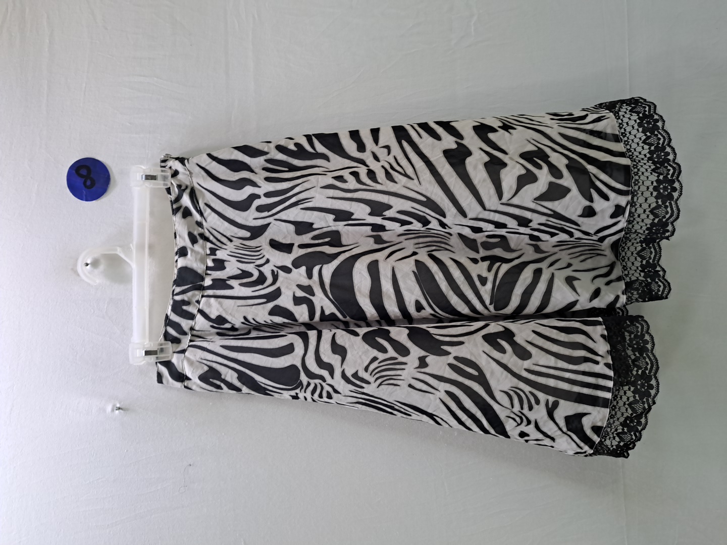 ボヘミアゼブラプリントミディスカート