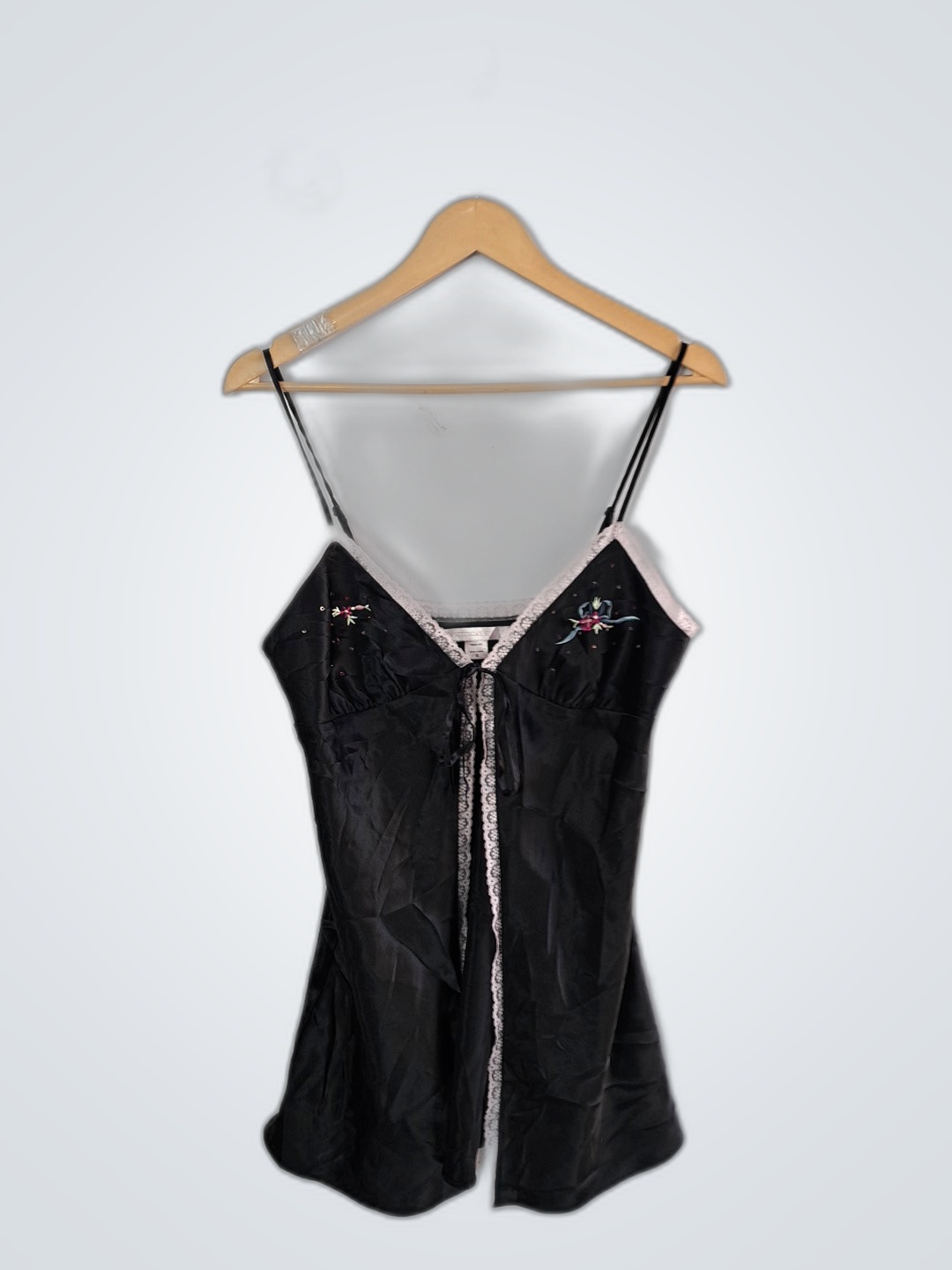 Victoria's Secret Black Satin Camisole