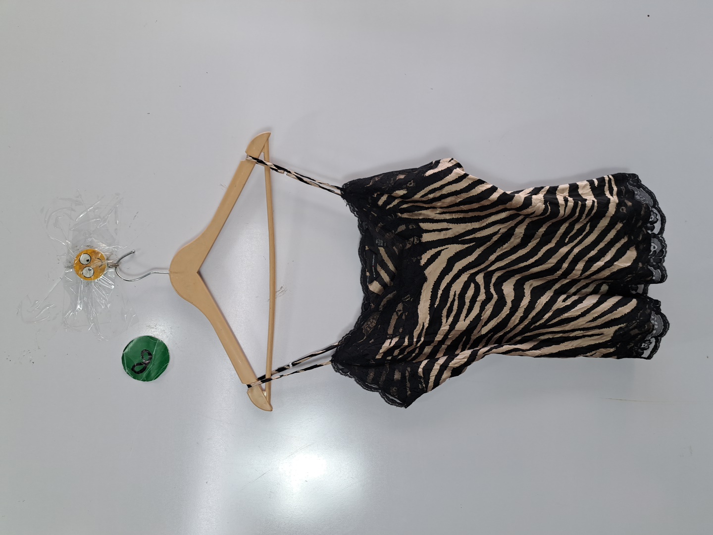 Zebra Print Silk Camisole