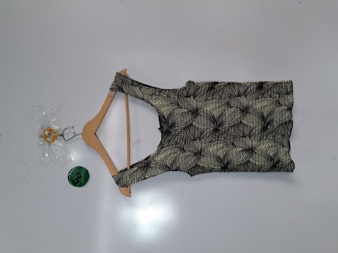 Patterned Polyester Tank Top