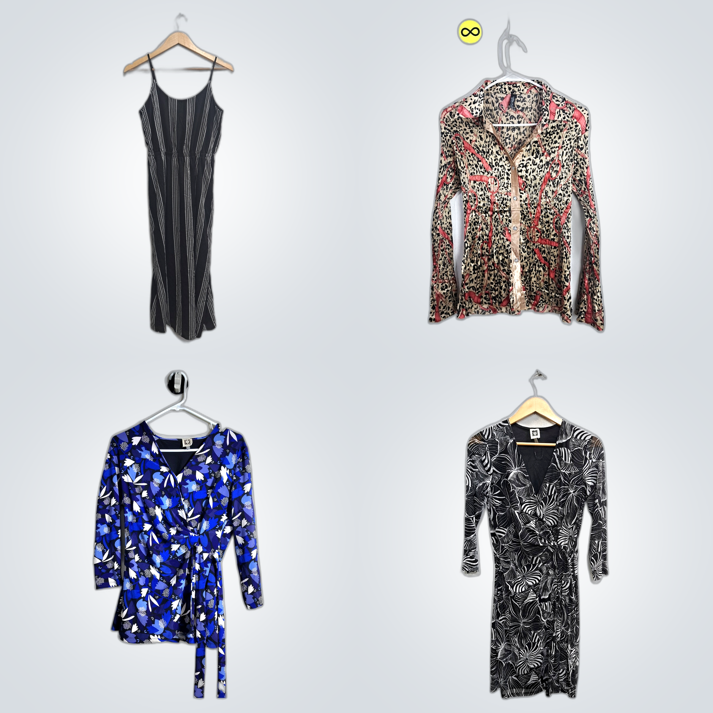 Pacote de Vestidos Anne Klein Y2K