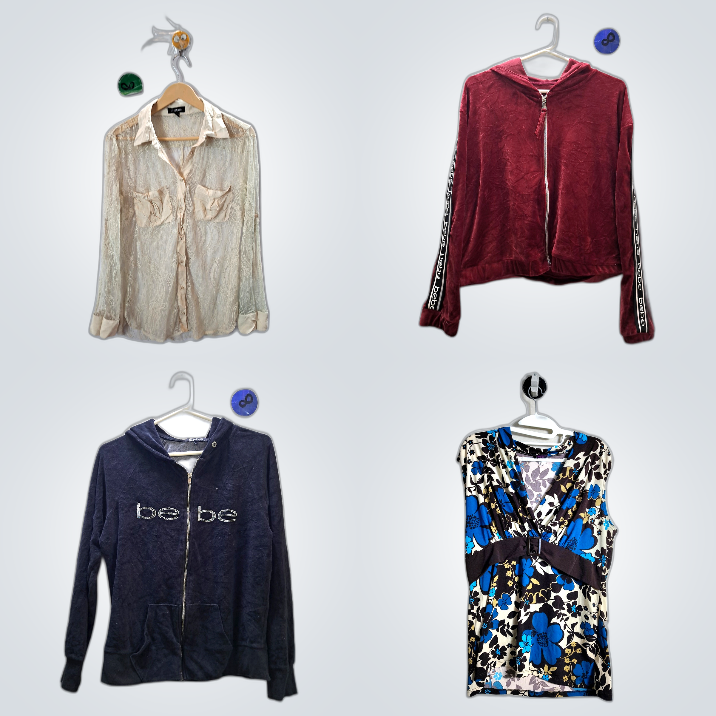 Bebe Y2K Hoodie Bundle