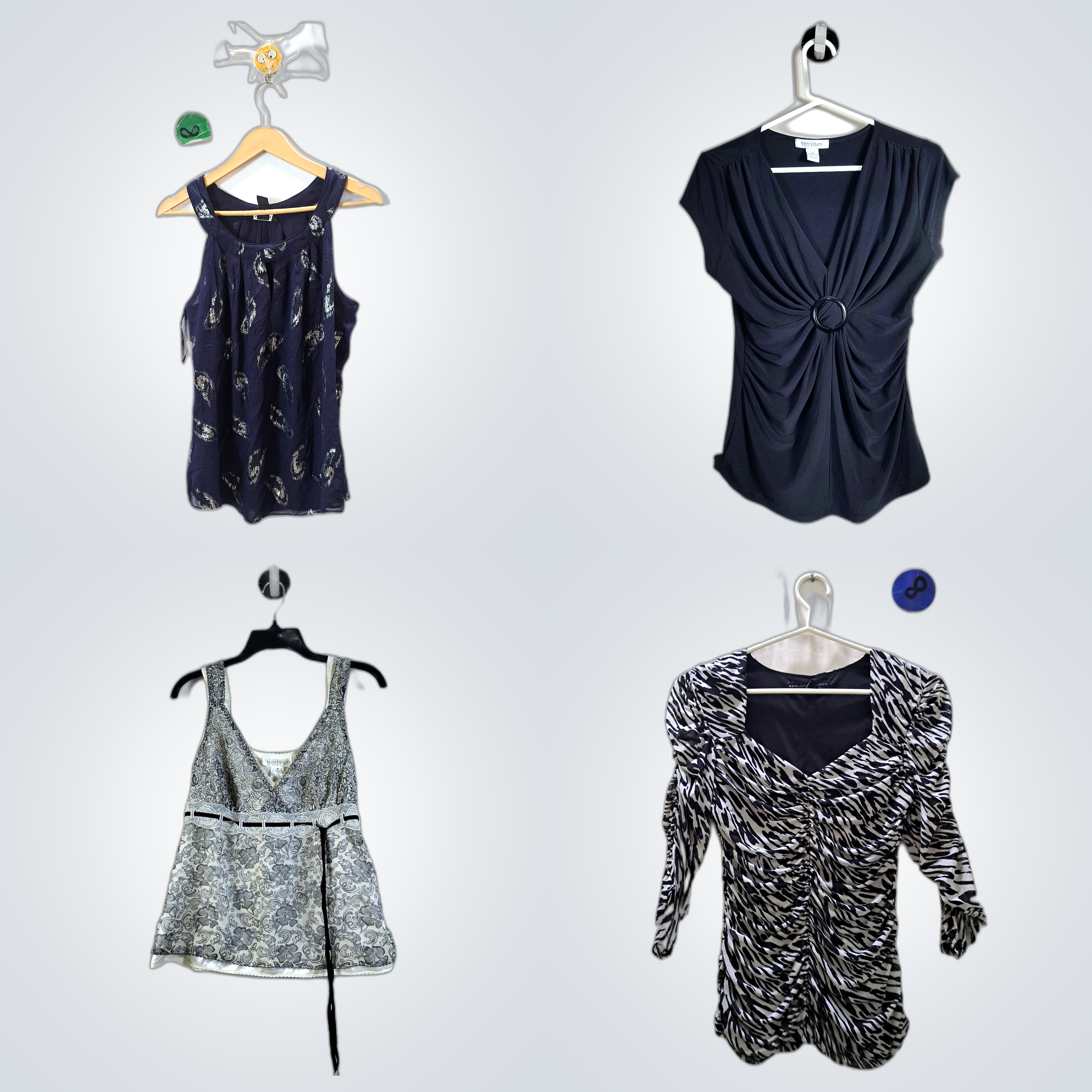 Y2K Bedruckte Blusen Bundle